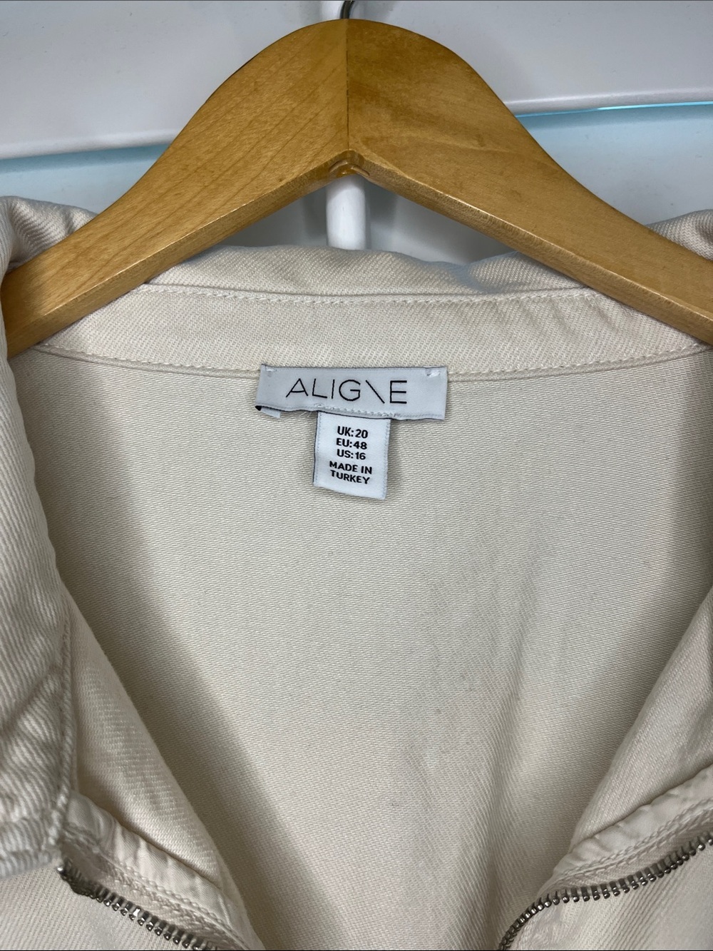 Anthropologie Aligne Gabriella Ecru Dress – Size 16 - Picture 3 of 10